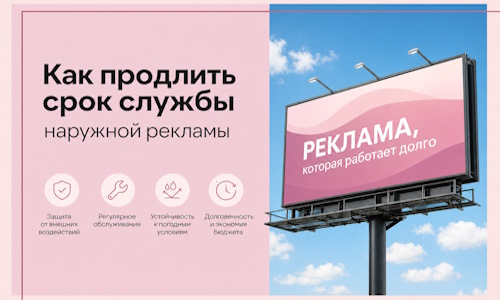 Как продлить срок службы наружной рекламы в Балашихе