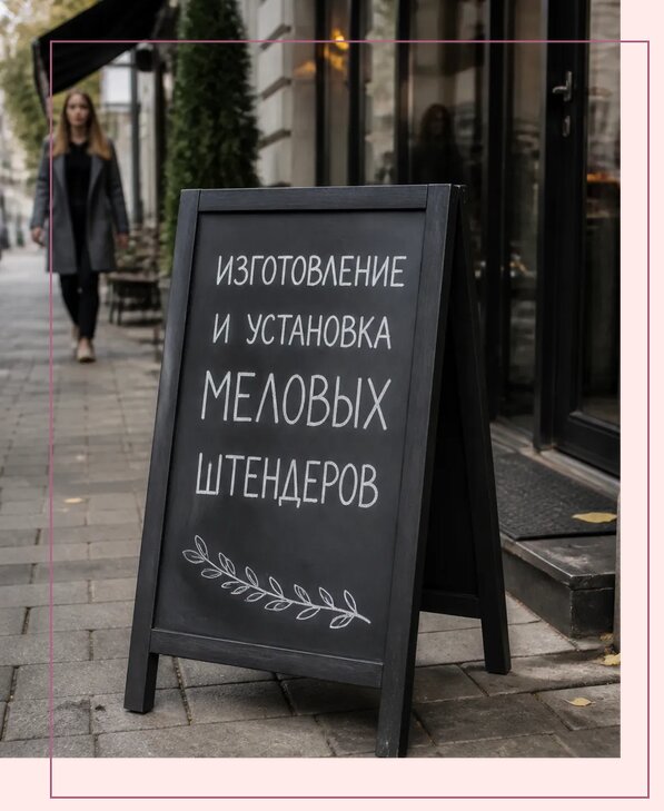 Меловые штендеры в Балашихе по цене от 6664 р. | Аванза-Блш